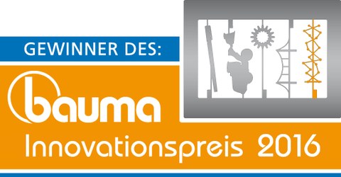 Logo Gewinner bauma Innovationspreis 2016