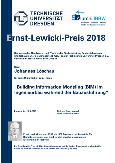 Lewicki-Preis für Herrn Löschau