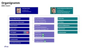 Organigramm IBB-Team