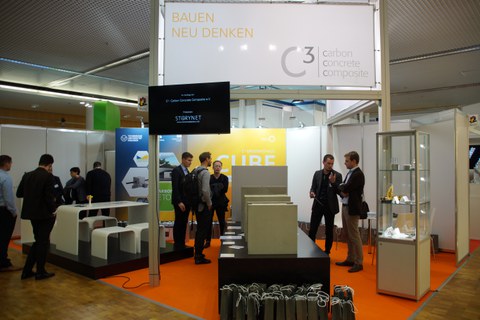 C³ Messestand BAU2019