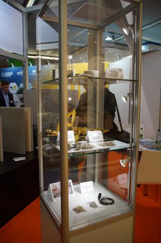 C³ Messestand BAU2019 Vitrine Abbruch