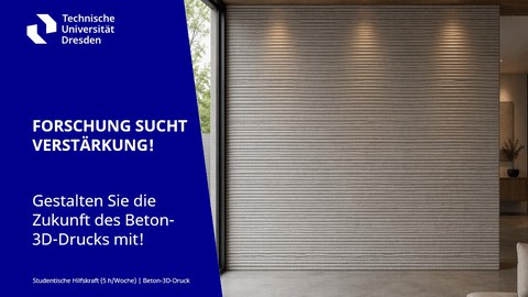 Ausschreibung SHK-Stelle für DataPro-3DCP