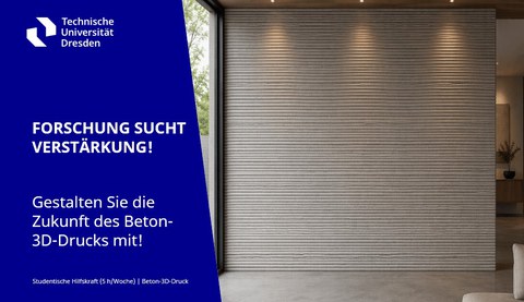 Ausschreibung SHK-Stelle für DataPro-3DCP