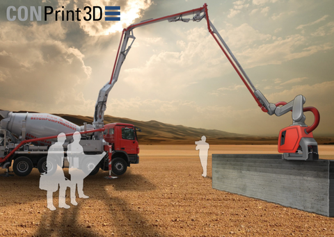 3D-Druckverfahren für den Baustelleneinsatz
