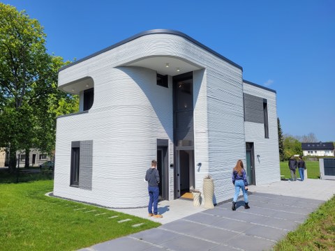 3d printed house in Beckum