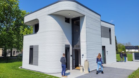 3d printed house in Beckum