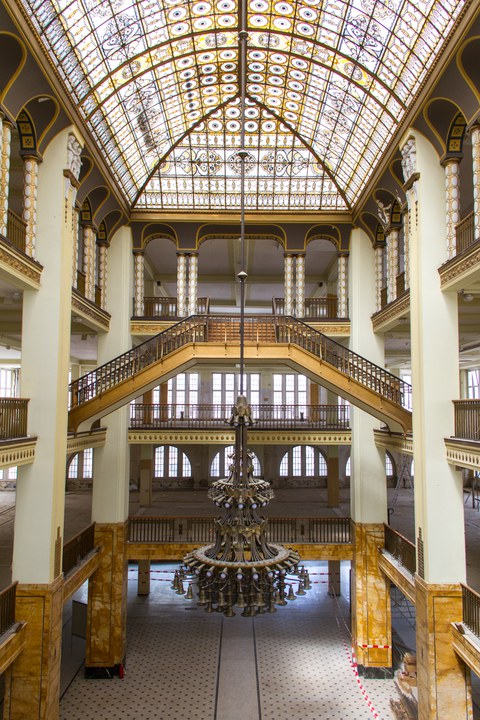 Ein Blick ins Innere des Kaufhauses Görlitz 