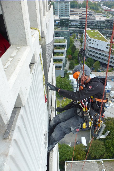 Verstärken einer Fassade