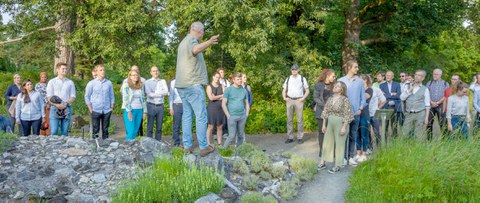 Führung durch den Botanischen Garten beim Frühjahrstreffen 2023 in Dresden