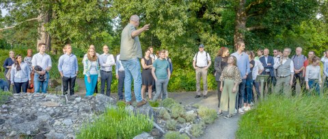 Führung durch den Botanischen Garten beim Frühjahrstreffen 2023 in Dresden