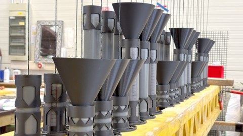 Newly developed molds for YPO samples 