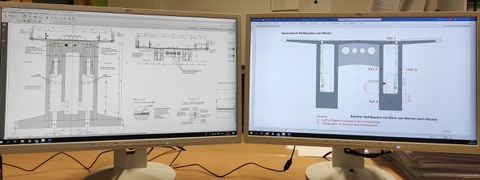 Planung des Sensornetzes für die Nibelungenbrücke in Worms