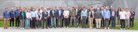 Gruppenfoto beim Kick-off-Meeting des SPP 100+ am 13.09.2022 in Dresden