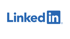 Grafik zeigt Logo von LinkedIn