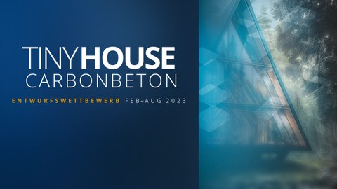 Grafik zeigt den eyecatcher zum Entwurfswettbewerb TiyHouse aus Carbonbeton