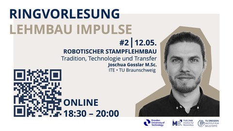 Einladung zur RIngvorlesung Lehmbau Impulse