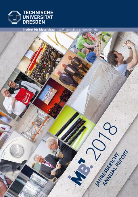 Photo shows the cover page of the annual report 2018