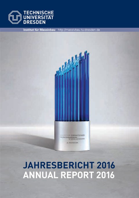 Bild zeigt das Deckblatt des Jahresberichts 2016