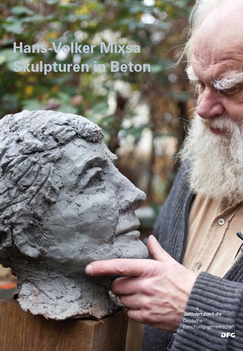 Picture shows the cover page of the catalogue Skulturen in Beton by Hans-Volker-Mixsa