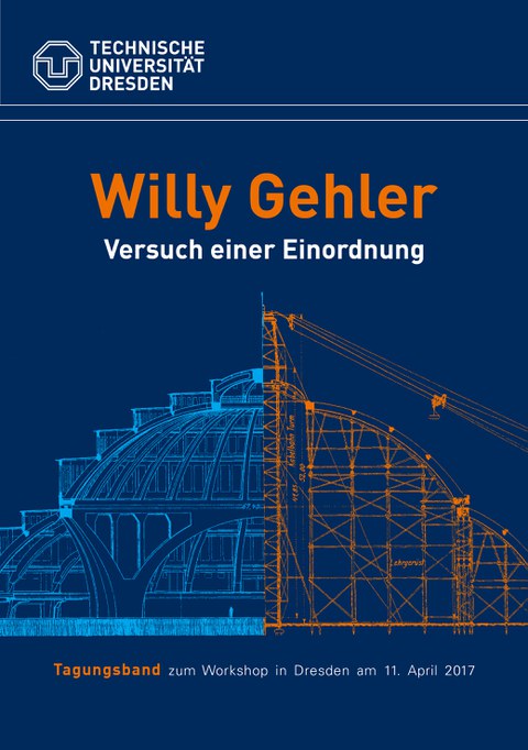 Picture shows the cover page of the publication Willy Gehler - Versuch einer Einordnung