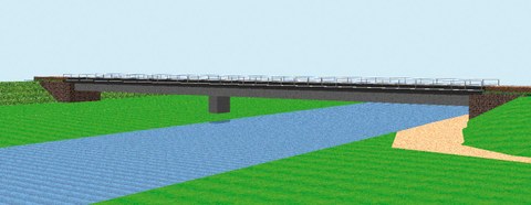 Vorzugsvariante für den Neubau der Elsterbrücke