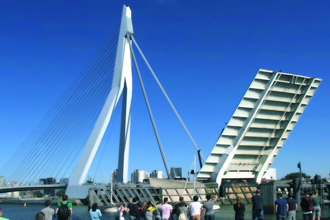 Brückenexkursion Erasmusbrücke Rotterdam