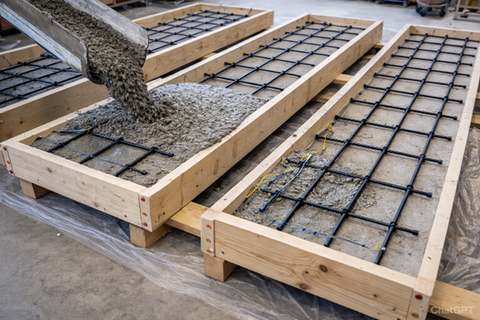 Untersuchung der Verbundentwicklung zwischen Beton und Carbonbewehrungsstäben