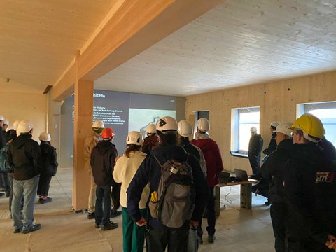 Baustellenexkursion-Holz-Beton-Hybridbau