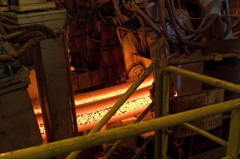 Stranggussanlage ArcelorMittal Luxemburg