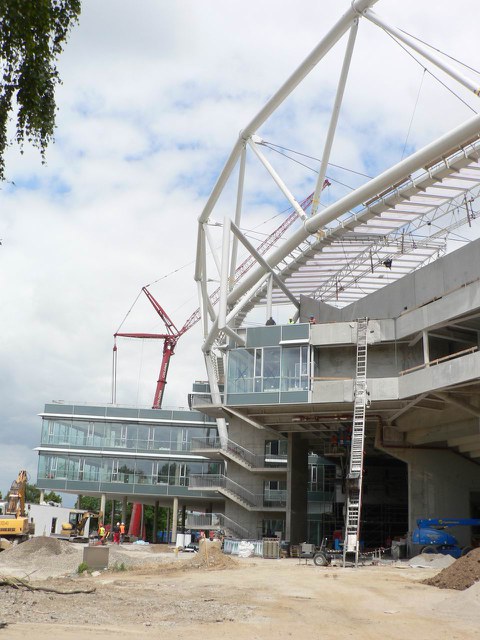 BayArena Leverkusen - vor dem Stadion