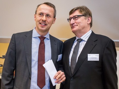 Prof. Dr.-Ing. Richard Stroetmann und Dr.-Ing. Armin Franke