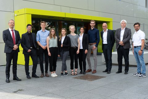Bild 1. Jury und Nominierte für den Züblin-Stahlbaupreis 2019