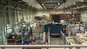 Einblick in die Wasserbauhalle