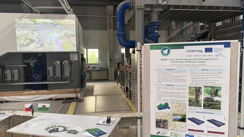 BIBOB stand in the hydraulic engineering laboratory 