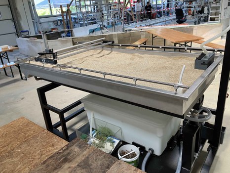 Sedimentmodell zum Test von Biberdämmen