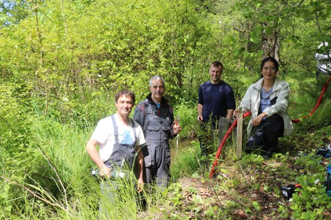 Gruppenbild vom Messteam