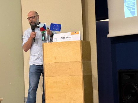 Vortrag während des Workshop