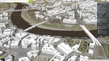 Webbasierte 3D Stadtmodellplattform von Dresden