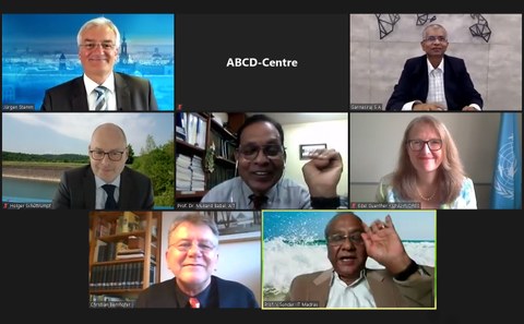 Mitglieder des Steering Committees des ABCD-Centers in der Videokonferenz