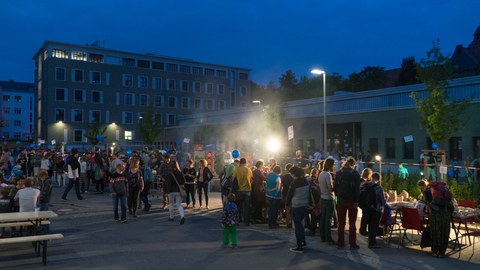 An den Ständen unserer Wissenschaftler war viel los.