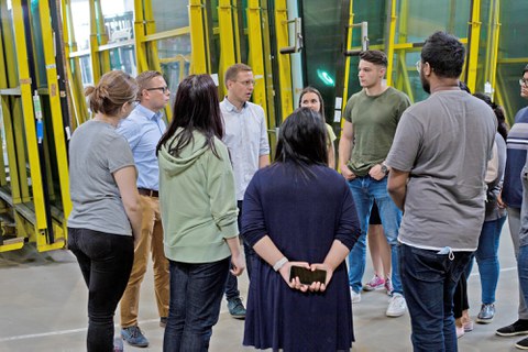 Exkusionsteilnehmer im Gruppenbild