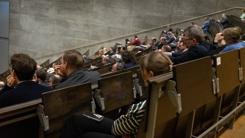 Blick in die Teilnehmer im Hörsaal