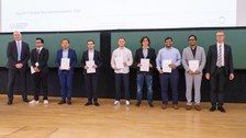 Gruppenbild auf der Bühne