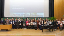 Gruppenbild auf der Bühne