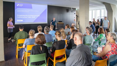 Voller Sall zur Anschlussveranstaltung