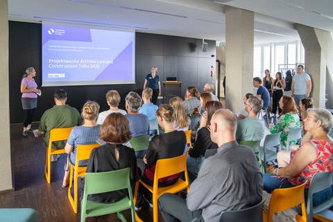 Voller Sall zur Anschlussveranstaltung