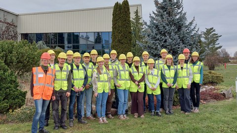 Gruppenbild der Exkursionsteilnehmer