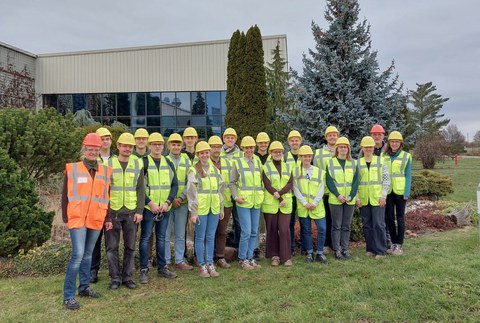 Gruppenbild der Exkursionsteilnehmer