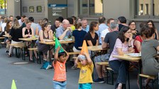 Sommerfest vorm Baustofflabor