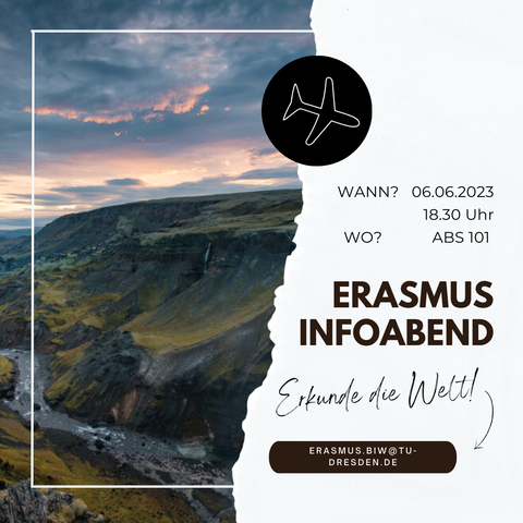 Einladung zum Erasmus-Infoabend